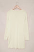 Solid Color Open-Front Buttons Cardigan